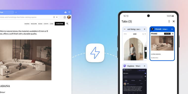 Vivaldi 7.0 launches on Android & iOS with instant sync, bookmark autocomplete, and more image