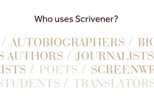 Scrivener screenshot 1