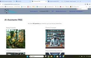 AI-Assistants FREE
You have 100 questions per month.It’s up to you how you divide them.