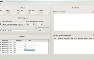 QModBus screenshot 1
