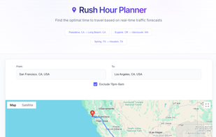 Rush Hour Planner screenshot 1