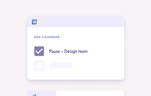 Powerful google calendar and slack integrations increase clarity and transparency about who's off on any given day