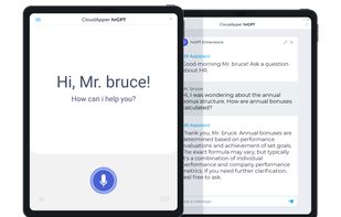 CloudApper hrGPT screenshot 1