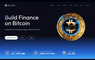 ALEX: Bitcoin DeFi screenshot 1