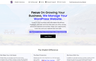 Shaibit Hosting &amp; Wordpress Management screenshot 1