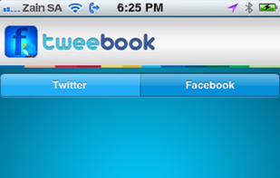 TweeBook screenshot 1