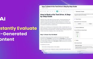 Instantly Evaluate AI-Generated Content