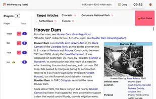 WikiParty screenshot 1