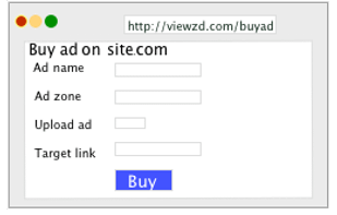 Advertiser buy & upload banner, automatically