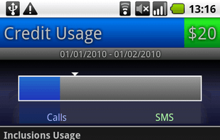 Credit Usage screenshot 1
