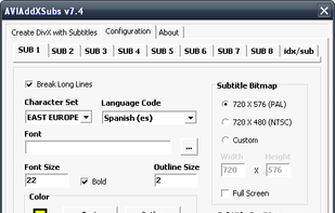 AVIAddXSubs screenshot 1
