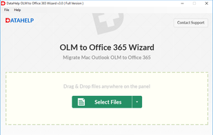 DataHelp OLM to Office 365 Wizard screenshot 2