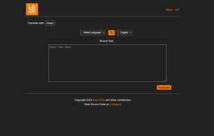 Main interface