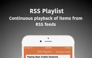 RSS Playlist - listen-to or read material in rss feeds. Have material delivered to your device.