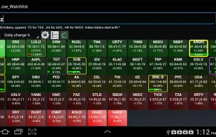 Realtime Stock Quotes & Tiles screenshot 2