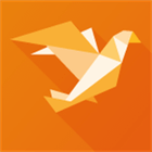 Cartoon bird icon