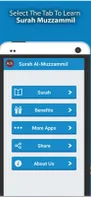 Surah Muzammil screenshot 2
