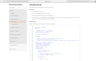 UniOne Email API screenshot 1