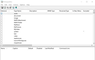 FileTypesMan screenshot 1