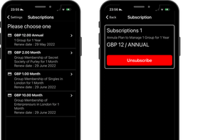 Subscription management