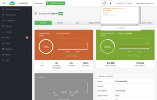 CloudStats screenshot 2