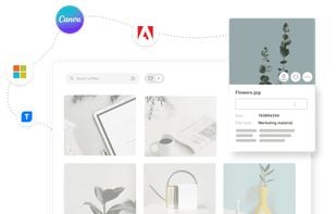 With integrations and API you can work with your files from only one place
