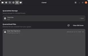 ClamUI screenshot 2