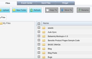 Banckle File Sharing - Intutive Layout