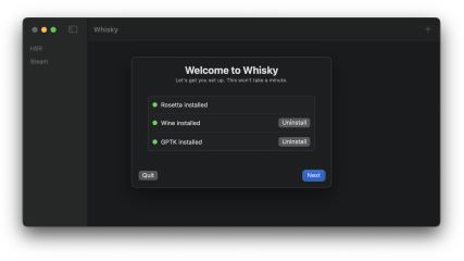 Whisky screenshot 1