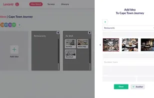 Idea board to keep everything organized