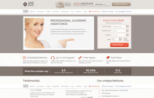 CheapWritingService.com's homepage