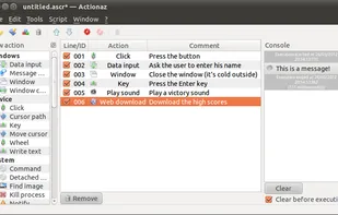 Actiona screenshot 2