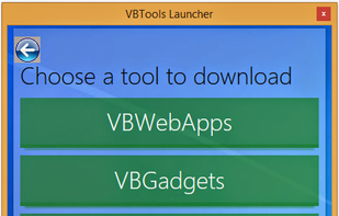 The VBTools Launcher