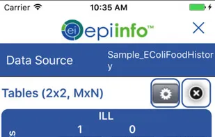Epi Info screenshot 2