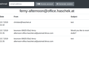 Open Trashmail screenshot 1