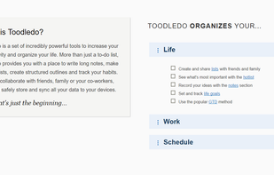 Toodledo screenshot 2