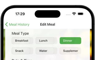 Meal recognition result