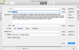 PSequel screenshot 2