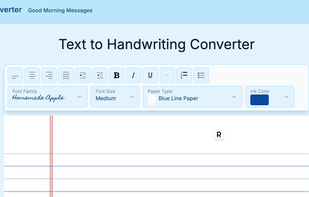 Text to Handwriting Converter screenshot 1