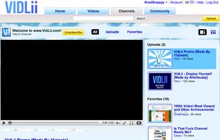 VidLii's Official Channel (Not Full Page)