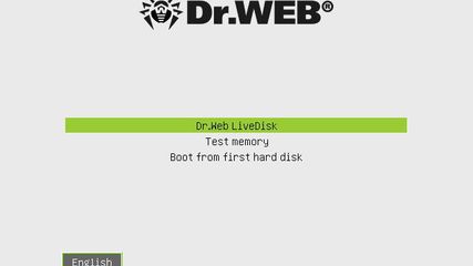 Dr.Web LiveDisk screenshot 1