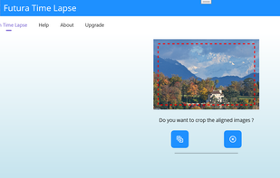 When alignment is done, you can crop the images to remove the margins created to align the images.