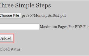 SystoTech PDF Split Tool screenshot 1