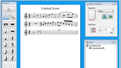 Crescendo Music Notation - Main Screen