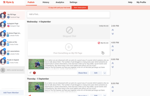 Ryzely - Unlimited Social Media Management screenshot 1
