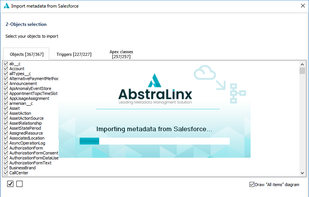 Import metadata from a Salesforce org