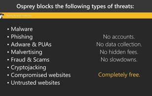 Osprey: Browser Protection screenshot 1