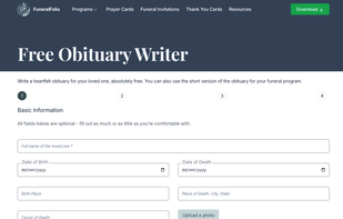 FuneralFolio screenshot 2
