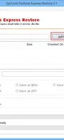 SysTools Outlook Express Restore screenshot 2
