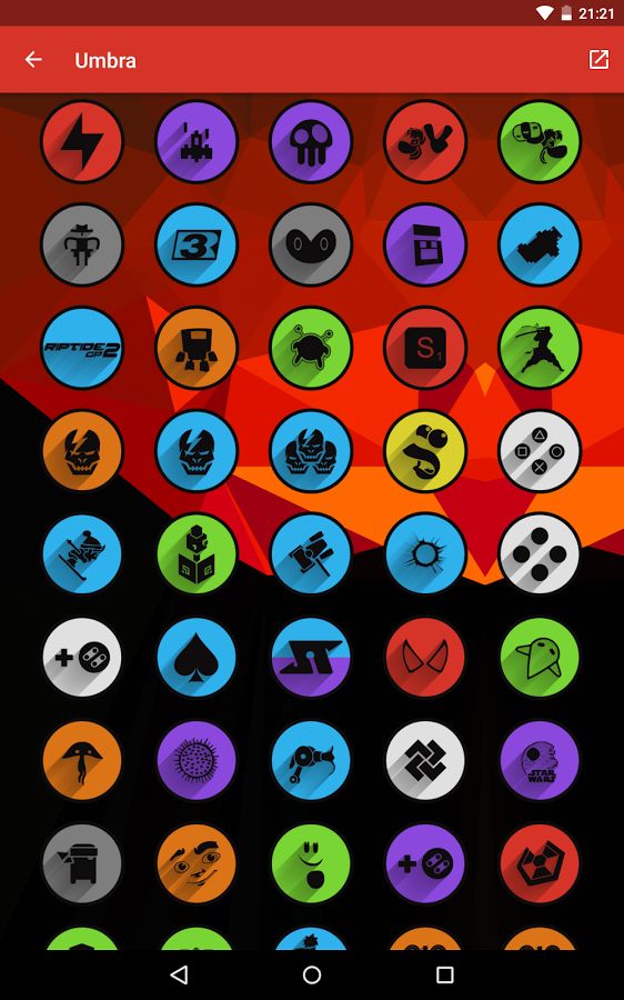 Umbra icon pack deals 9.7 1 apk